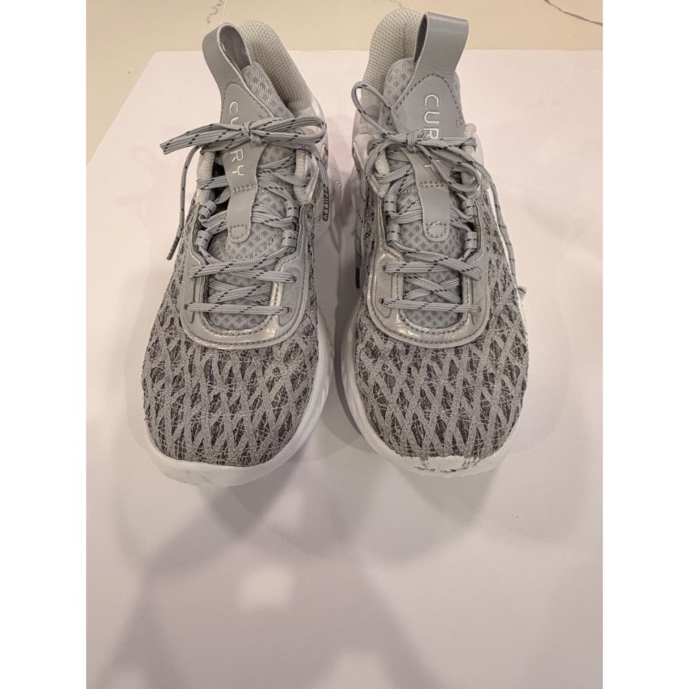 Under Armour Curry Flow 8 Gray Basketball Shoes Mens 7 Womens 8.5